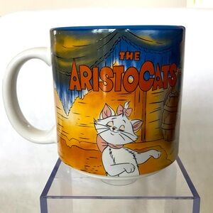 The Aristocats Ceramic Mug-Disney-Collectibles-Souvenir-1990s-Made in Japan